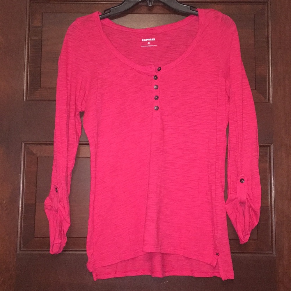 Express pink long sleeve